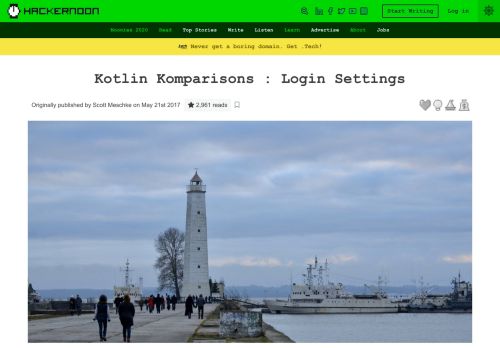 
                            11. Kotlin Komparisons : Login Settings – Hacker Noon