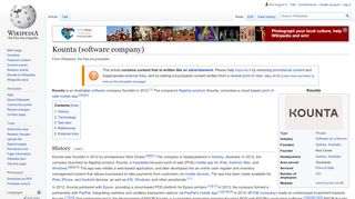 
                            11. Kounta (software company) - Wikipedia