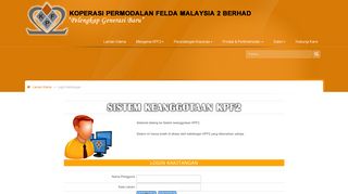 
                            10. KPF2 - Login Kakitangan