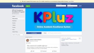 
                            2. KPLUZ Academic Excellence Program Public Group | Facebook