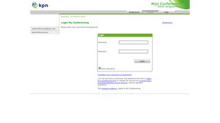 
                            13. KPN - Login - KPN Conferencing