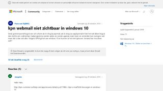 
                            4. kpn webmail niet zichtbaar in windows 10 - Microsoft Community