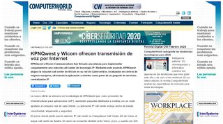 
                            11. KPNQwest y Wicom ofrecen transmisión de voz por Internet ...