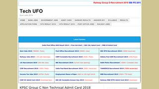 
                            5. KPSC Group C Non Technical Admit Card 2018 Download Exam Hall ...