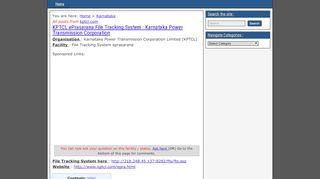 
                            3. KPTCL ePrasarana File Tracking System : Karnataka Power ...