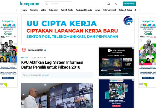 
                            13. KPU Aktifkan Lagi Sistem Informasi Daftar Pemilih untuk Pilkada 2018 ...