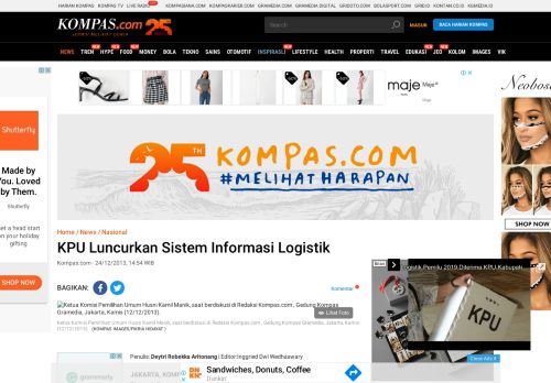 
                            6. KPU Luncurkan Sistem Informasi Logistik - Kompas.com