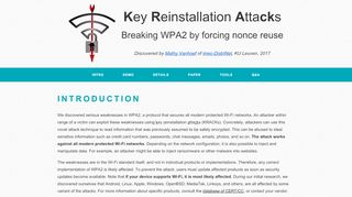 
                            12. KRACK Attacks: Breaking WPA2