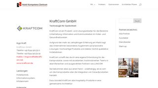 
                            2. KraftCom GmbH - Hotelkompetenzzentrum