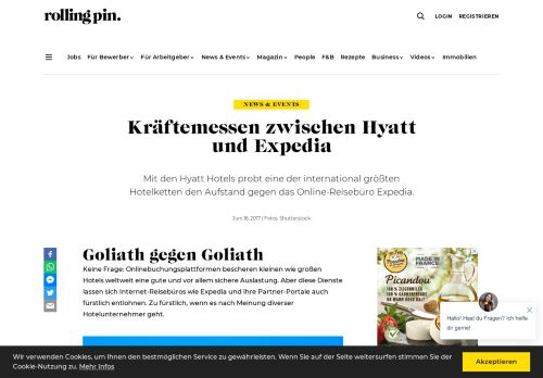 
                            8. Kräftemessen zwischen Hyatt und Expedia - Rolling Pin