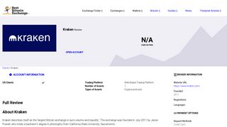 
                            10. Kraken Cryptocurrency Exchange Review | bestbitcoinexchange.io