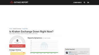 
                            5. Kraken Exchange Down? Service Status, Map ... - Outage.Report