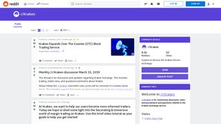 
                            12. Kraken Exchange - Reddit