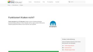 
                            5. Kraken funktioniert nicht? Aktueller Status und Probleme - Gibt es eine ...