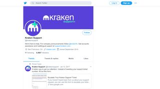 
                            4. Kraken Support (@krakensupport) | Twitter