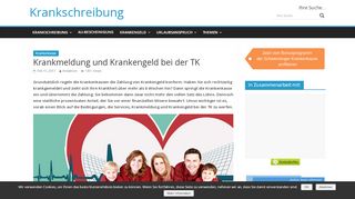 
                            10. Krankengeld bei der TK - Bei der Techniker Krankenkasse krankmelden