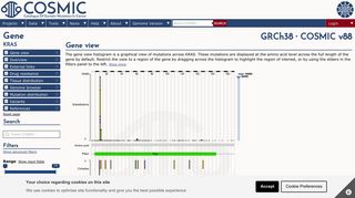 
                            11. KRAS Gene - Somatic Mutations in Cancer - COSMIC