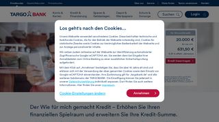 
                            7. Kredit aufstocken: schnell & einfach | TARGOBANK