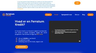 
                            4. Kredit fra Ferratum – lån med rekordfart! | Ferratum.dk