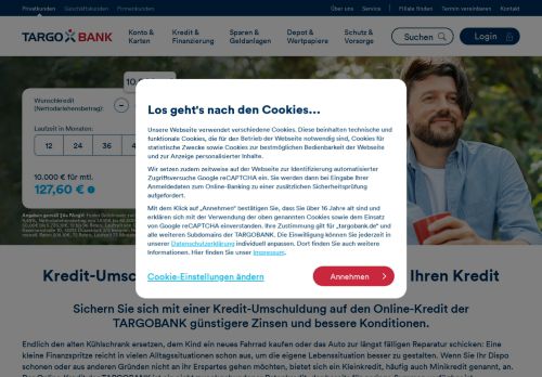 
                            9. Kredit umschulden | Kreditumschuldung | TARGOBANK