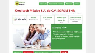 
                            11. Kreditech México S.A. de C.V. SOFOM ENR - Monedo Now