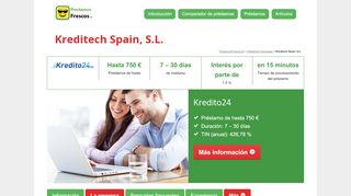 
                            12. Kreditech Spain, S.L. - Kredito24 - Préstamos