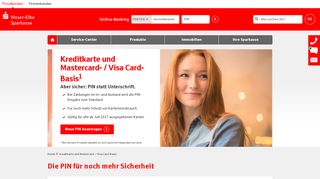 
                            7. Kreditkarte und Sparkassen-Karte Basis | Weser-Elbe Sparkasse