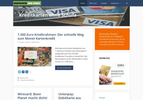 
                            9. Kreditkarten ohne Schufa - Seit 2008 Infos über schufafreie Karten ...