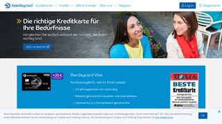 
                            2. Kreditkarten Vergleich: Alle Karten | Barclaycard