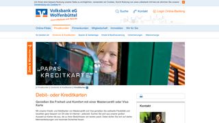 
                            12. Kreditkarten - Volksbank eG, Wolfenbüttel - Volksbank mit Herz