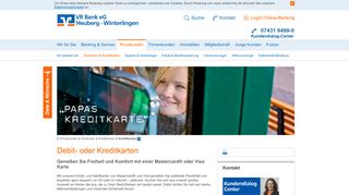 
                            12. Kreditkarten - Volksbank Heuberg eG