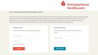 
                            12. Kreditkartenabruf online Kreissparkasse Nordhausen - PLUSCARD
