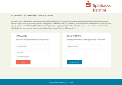 
                            12. Kreditkartenabruf online Sparkasse Barnim - PLUSCARD