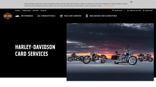 
                            5. Kreditkartendienste | HDSF | Harley-Davidson Deutschland