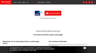 
                            6. Kreditrestschuldversicherung - Santander Consumer Bank Österreich ...