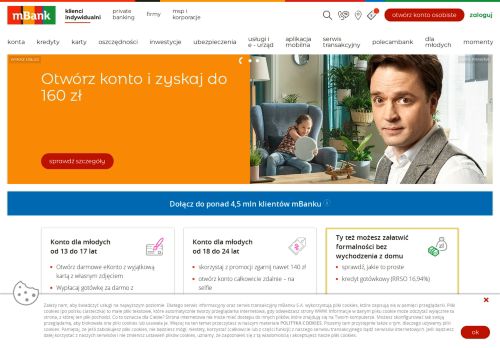 
                            10. Kredyty, lokaty, konta bankowe, karty, ubezpieczenia online | mBank.pl