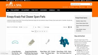 
                            6. Kreepy Krauly Spares: Pool Cleaner Parts - Pool & Spa Warehouse