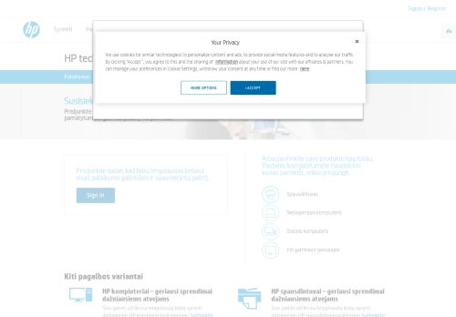 
                            3. Kreipkitės į HP techninės priežiūros paslaugų tarnybą | HP® techninės ...