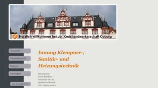 
                            10. Kreishandwerkerschaft Coburg - Innung Klempner-, Sanitär- und ...