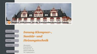 
                            8. Kreishandwerkerschaft Coburg - Innung Klempner-, Sanitär- und ...