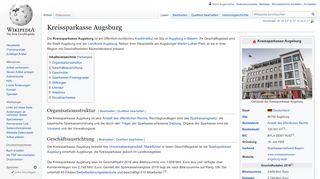 
                            10. Kreissparkasse Augsburg – Wikipedia