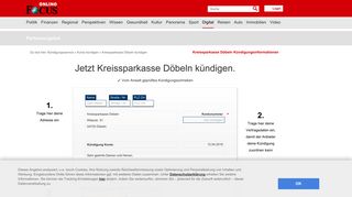 
                            12. Kreissparkasse Döbeln kündigen ⇒ so schnell geht's | FOCUS.de