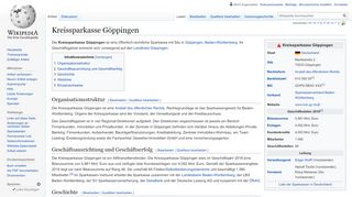 
                            8. Kreissparkasse Göppingen – Wikipedia