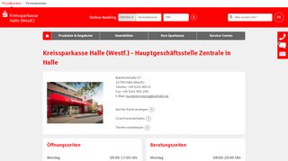 
                            12. Kreissparkasse Halle (Westf.) - Hauptgeschäftsstelle Zentrale in Halle ...