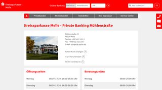 
                            10. Kreissparkasse Melle - Private Banking Mühlenstraße ...