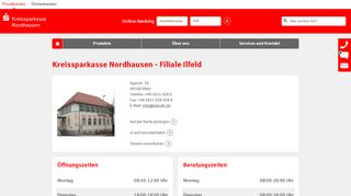 
                            6. Kreissparkasse Nordhausen - Filiale Ilfeld, Ilgerstr. 16