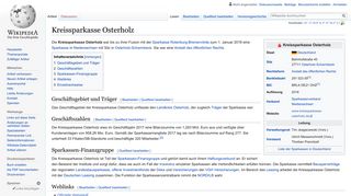 
                            6. Kreissparkasse Osterholz – Wikipedia