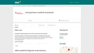 
                            9. Kreissparkasse Saalfeld-Rudolstadt als Arbeitgeber | XING ...
