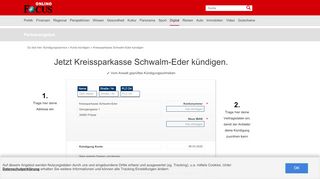 
                            13. Kreissparkasse Schwalm-Eder kündigen ⇒ so schnell geht's | FOCUS ...