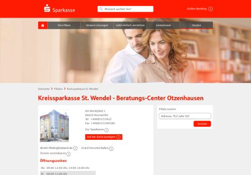 
                            7. Kreissparkasse St. Wendel - Geschäftsstelle Otzenhausen, Am ...